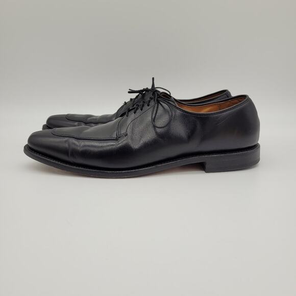 ALLEN EDMONDS Delray Split-Toe Lace-Up Oxfords Shoes Black - Size 12 AA